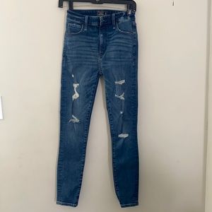 Abercrombie and Fitch Simone high rise super skinny size 24